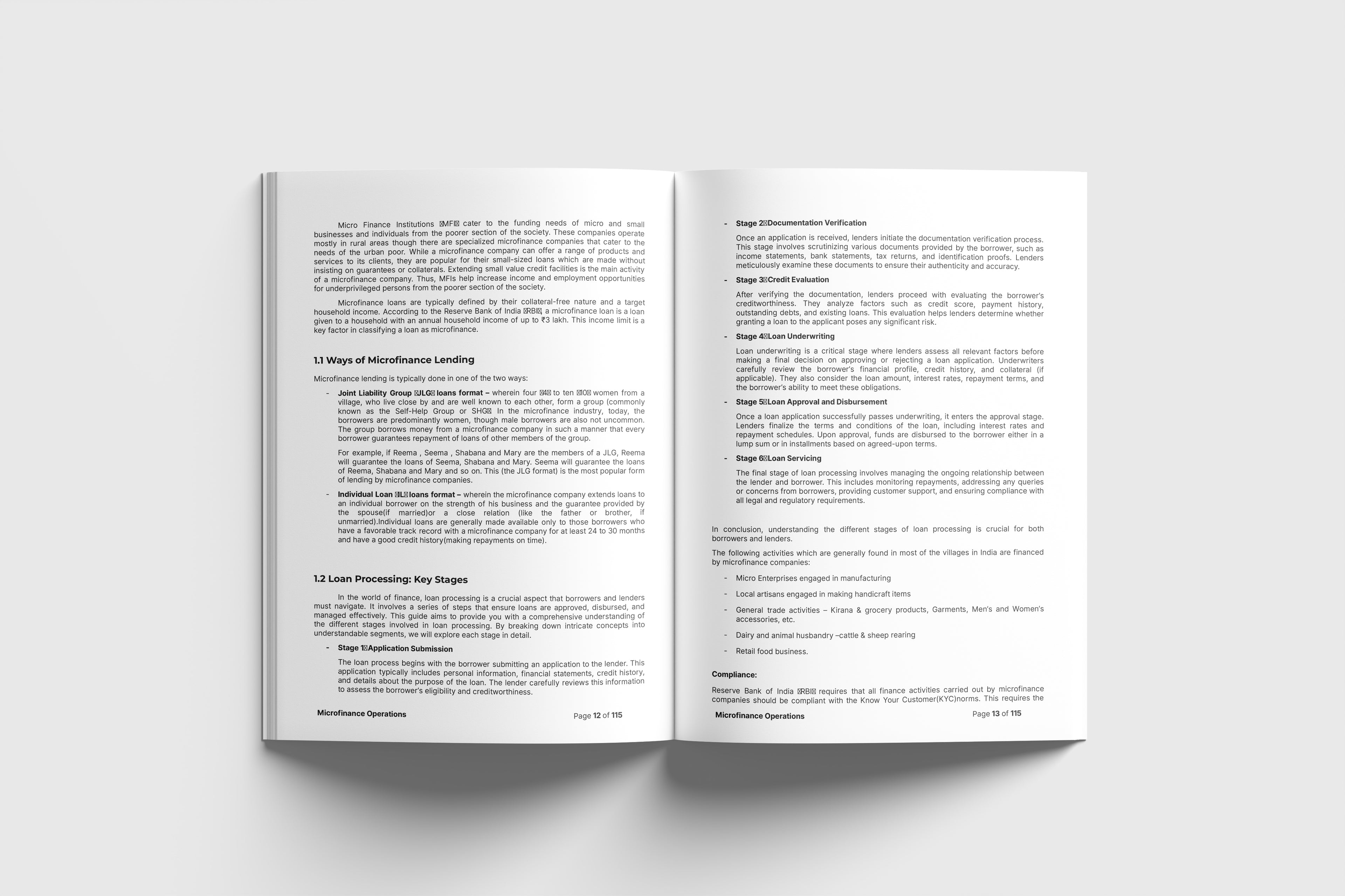 Microfinance Operations - DF25S65