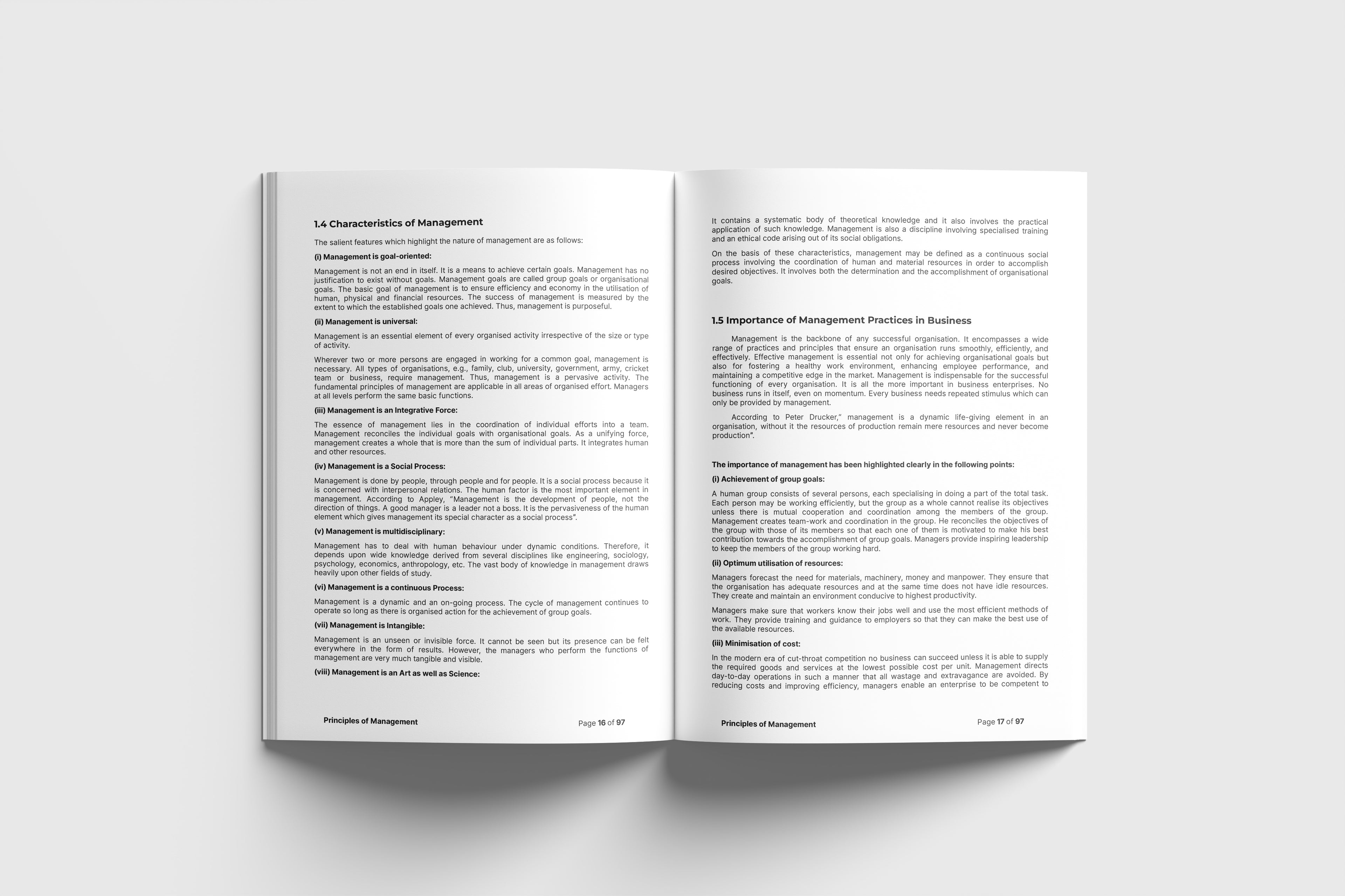 Principles of Management - DF26S05