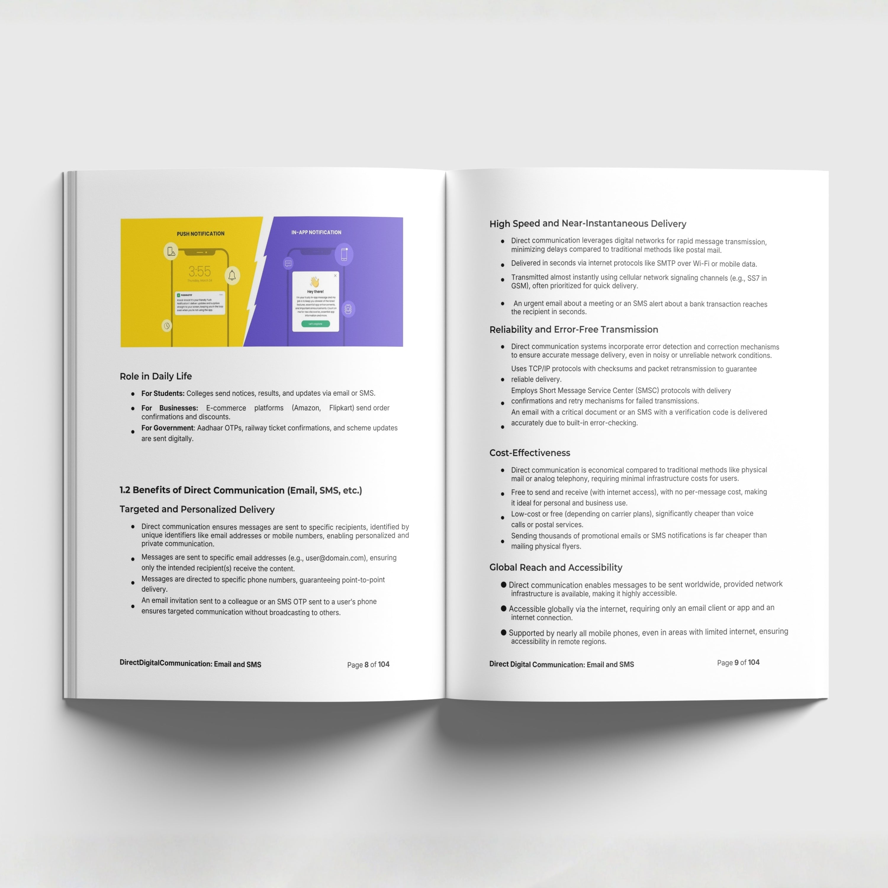 Direct Digital Communication: Email and SMS - DF25S74